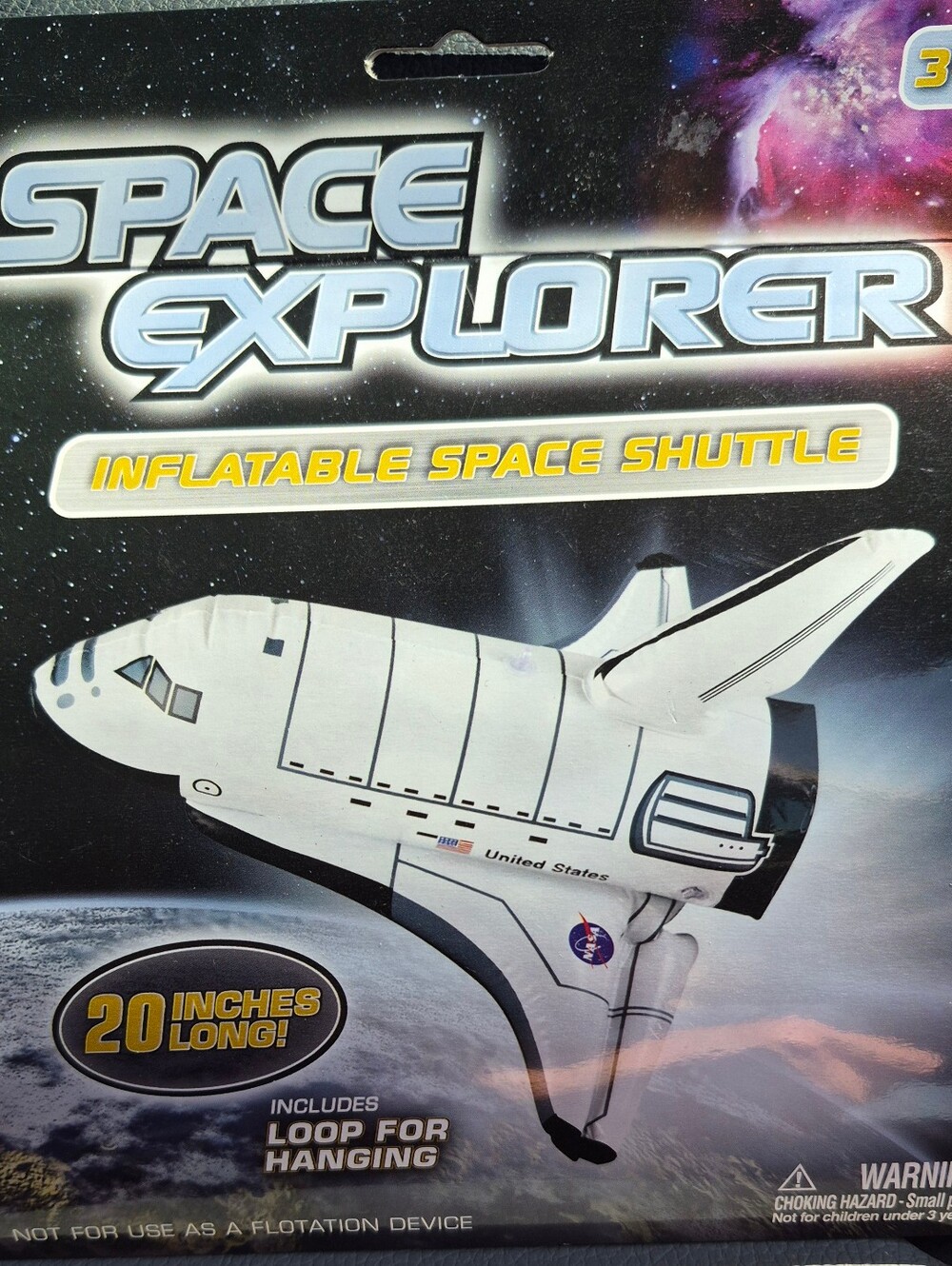 NEW InAir Inflatable Space Explorer Shuttle 20 Inches
